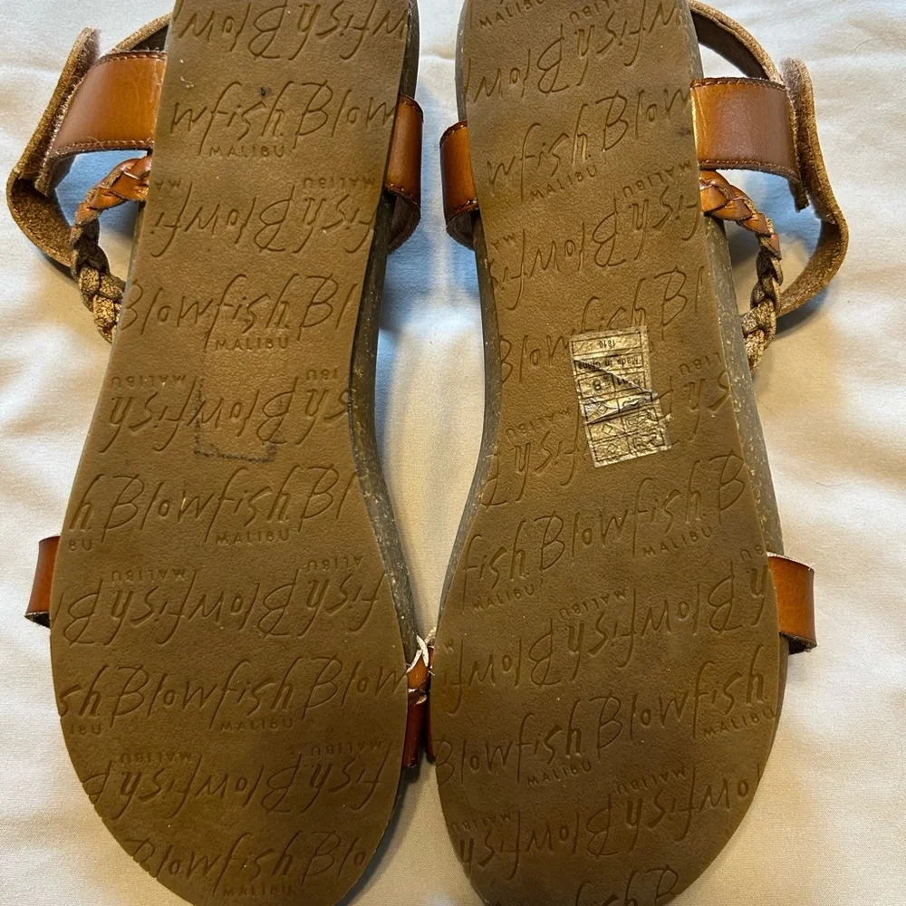 Blowfish Women's Brown Braided Sandals Like new, size 8 - Picture 4 of 4